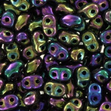 Matubo MiniDuo Perlen 4x2.5mm Iris - purple